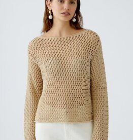 Oui Mesh Pullover