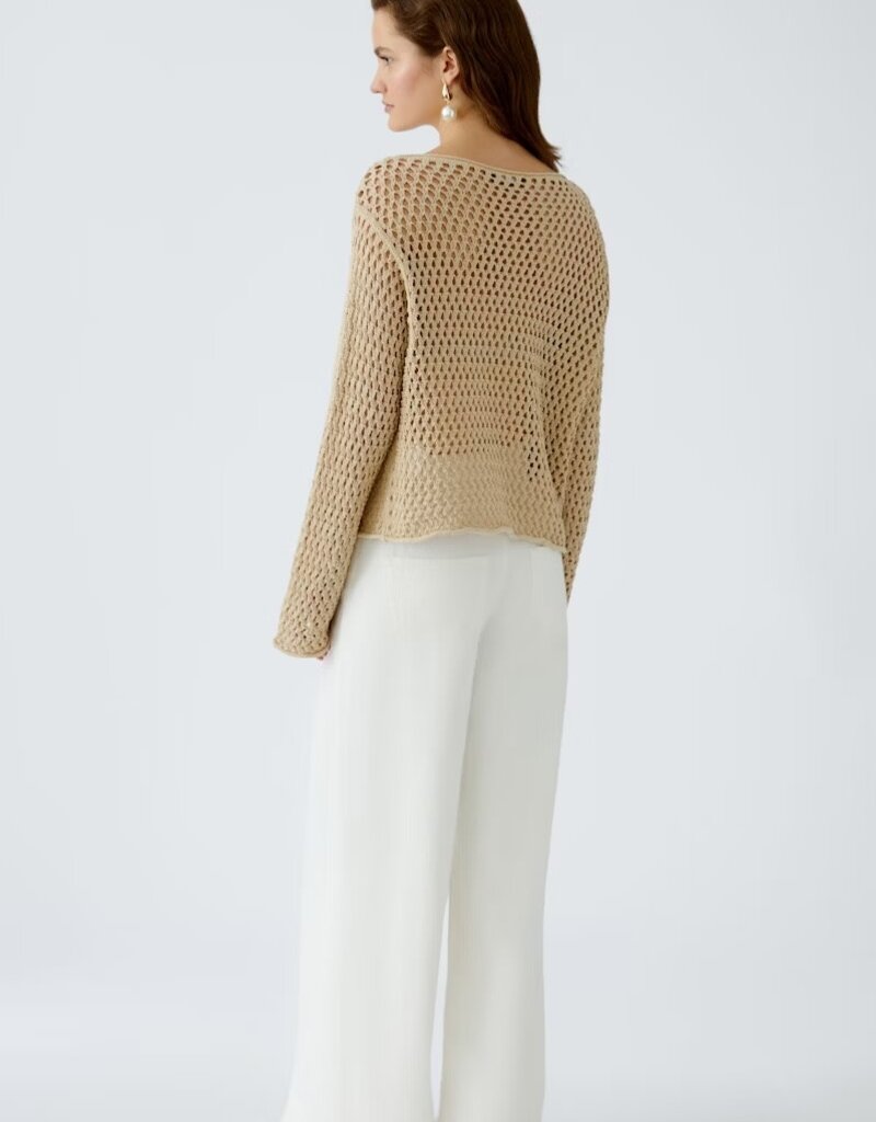 Oui Mesh Pullover