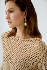 Oui Mesh Pullover