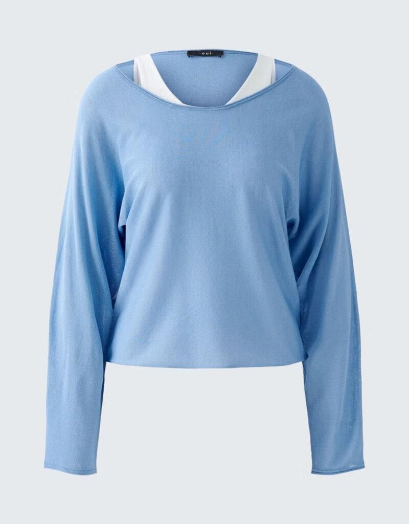 Oui Highlight Pullover with Integrated Top