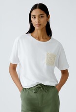 Oui Tee w/ Crocheted Breast Pkt