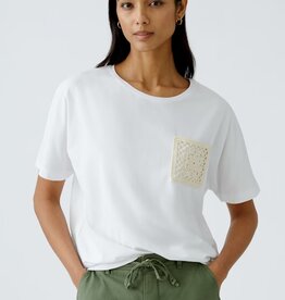 Oui Tee w/ Crocheted Breast Pkt