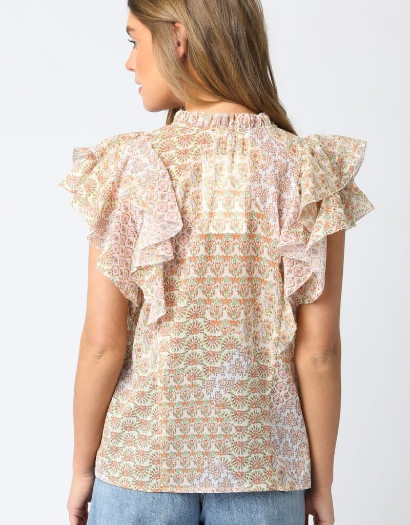 Scout Kirsh Ruffled Shirt