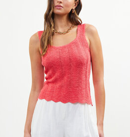 Scout Molly Pointelle Knit Tank