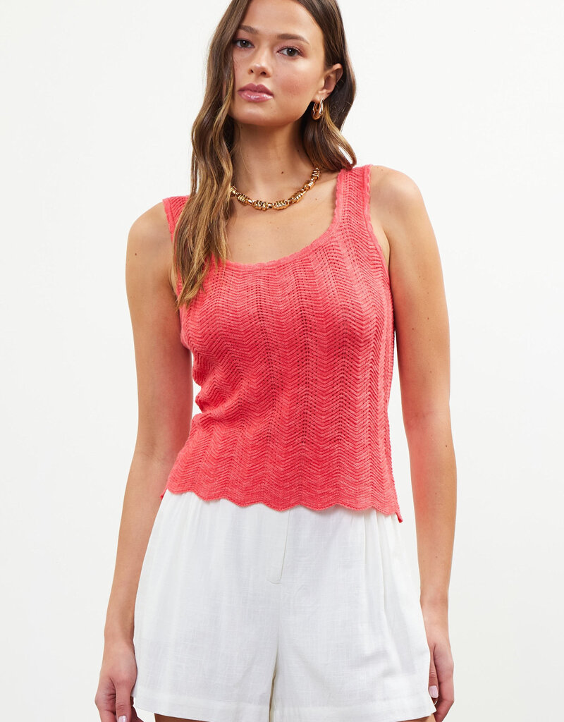 Scout Molly Pointelle Knit Tank