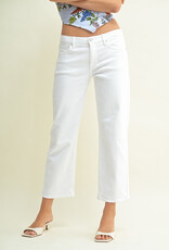 Just Black Denim Mid Rise Stretch Bow Boyfriend