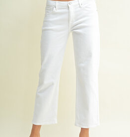Just Black Denim Mid Rise Stretch Bow Boyfriend