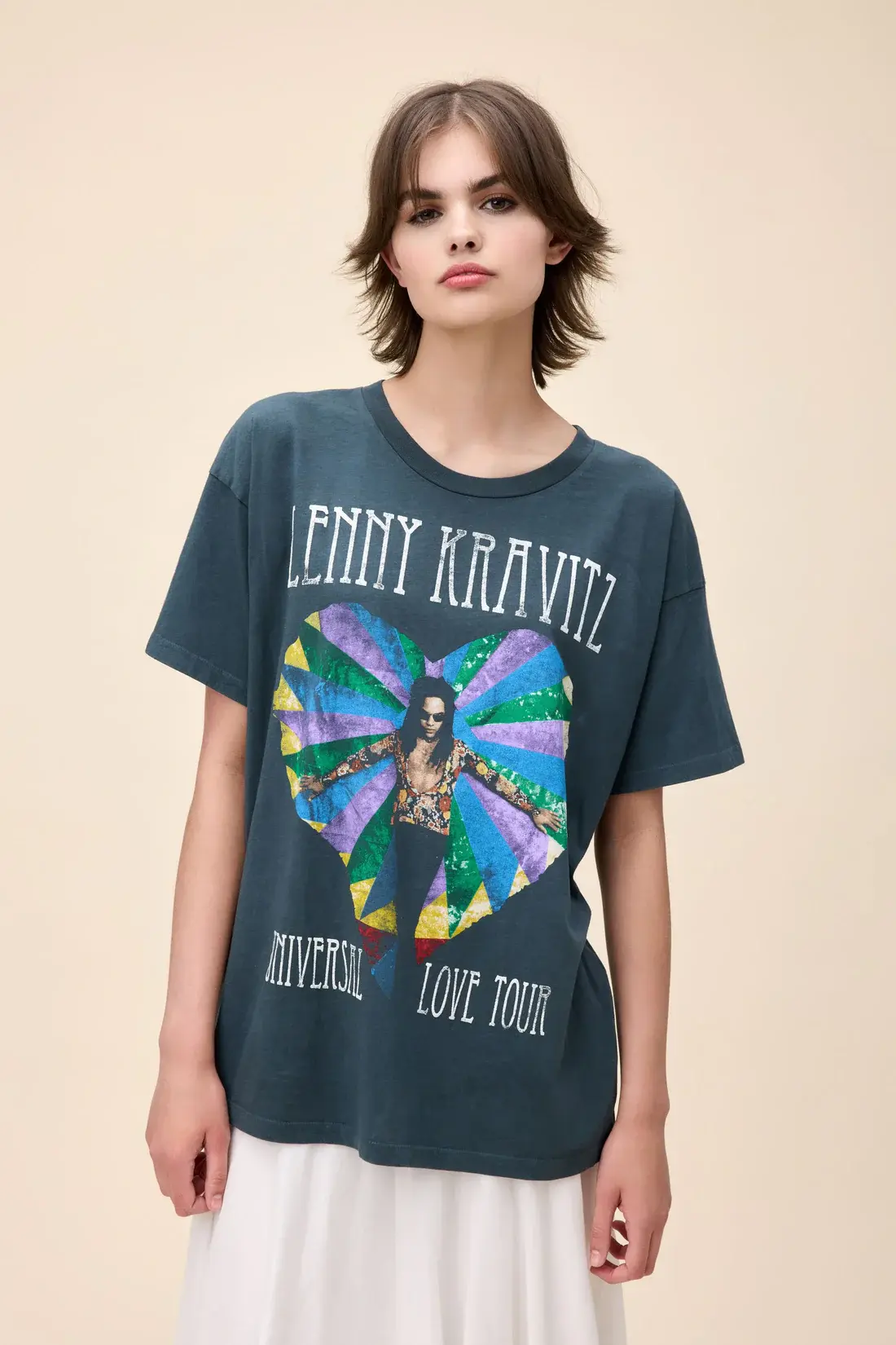 トップス 93 LENNY KRAVITZ 'UNIVERSAL LOVE TOUR XL 1993 Lenny Kravitz Universal Love Tour XL T-shirt New with