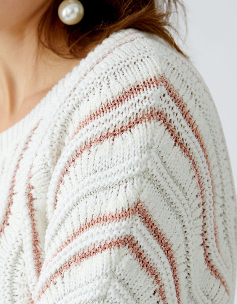 Oui Pullover Bicolour