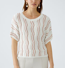 Oui Pullover Bicolour