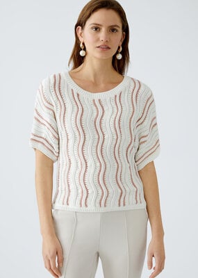 Oui Pullover Bicolour