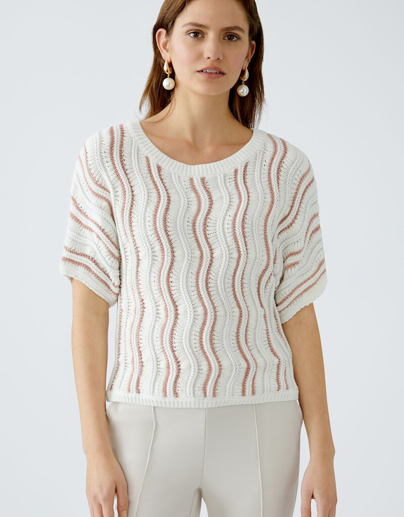 Oui Pullover Bicolour