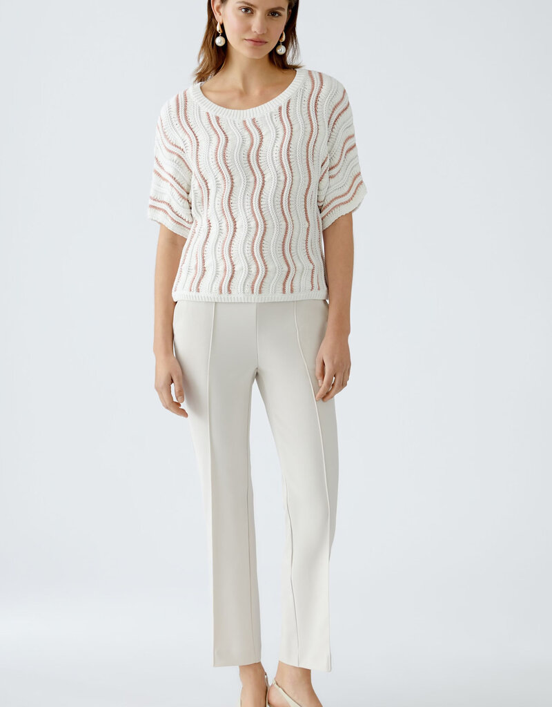 Oui Pullover Bicolour