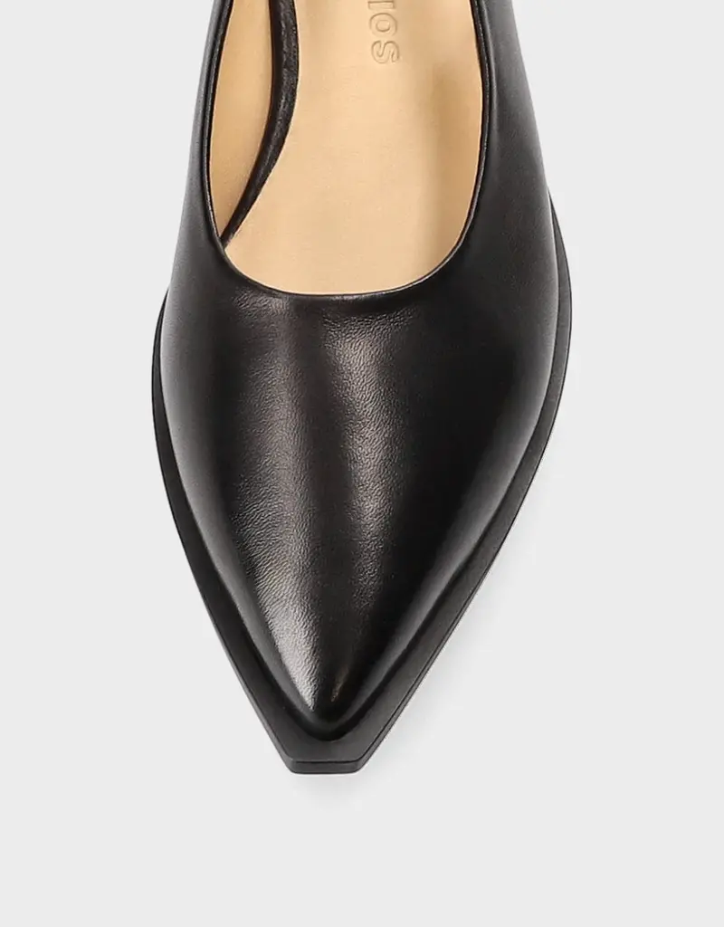 Copenhagen Sling Back Leather Flat