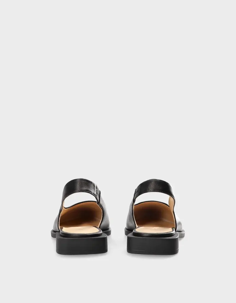 Copenhagen Sling Back Leather Flat