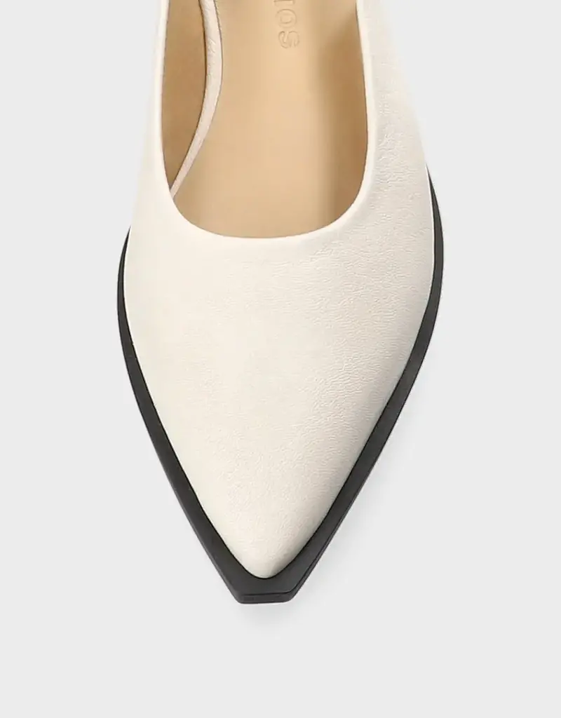 Copenhagen Sling Back Leather Flat