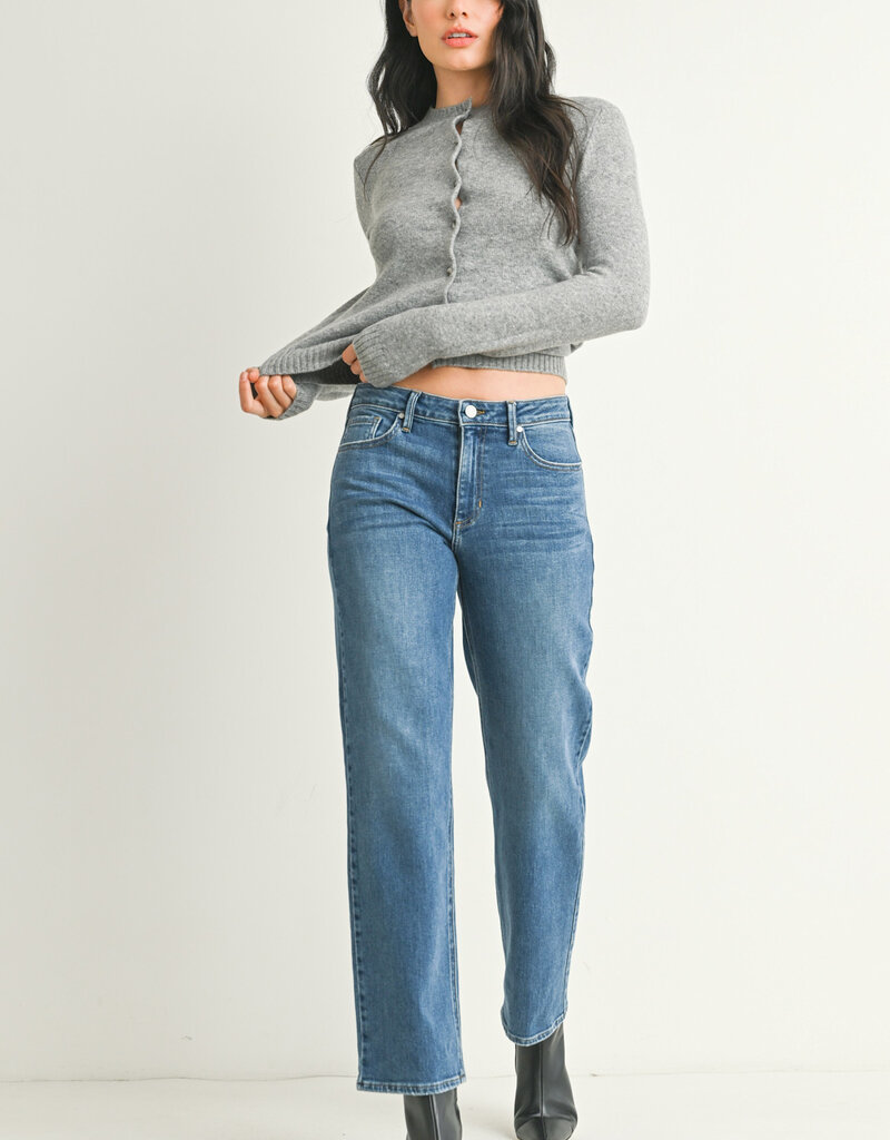 Just Black Denim Stretchy Straight