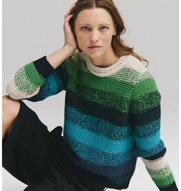 Autumn Cashmere Ombré Stripe Knit
