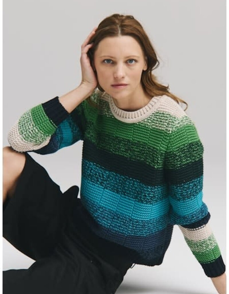 Autumn Cashmere Ombré Stripe Knit