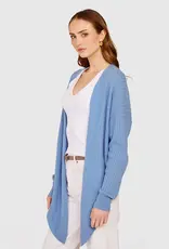 Autumn Cashmere Tie Front Rib Cardigan