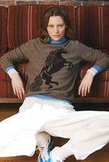 Autumn Cashmere Intarsia Horse