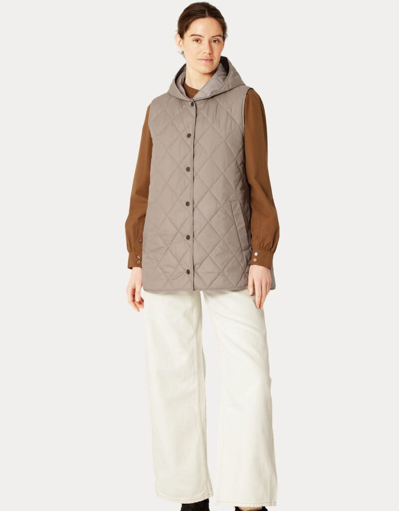Ilse Jacobsen Quilted Long Vest