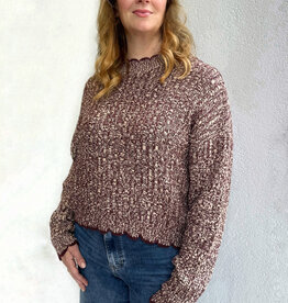 Autumn Cashmere Ladder Stitch Crew