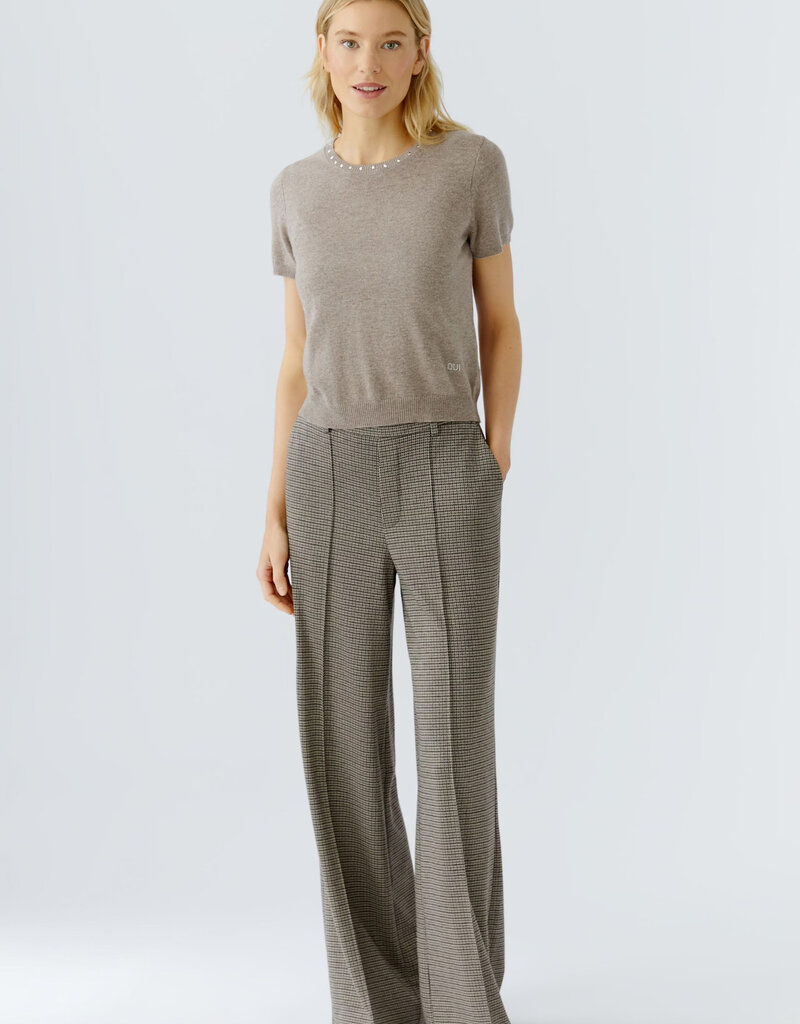Oui Plaid Trouser