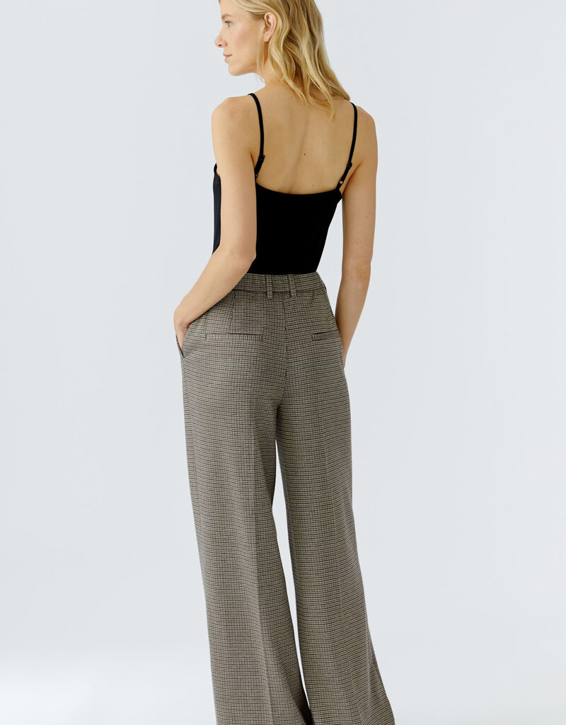 Oui Plaid Trouser