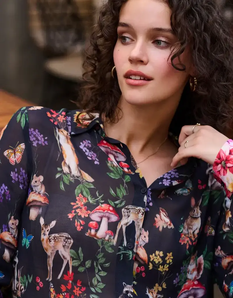 Princess Goes Hollywood Animal  Blouse