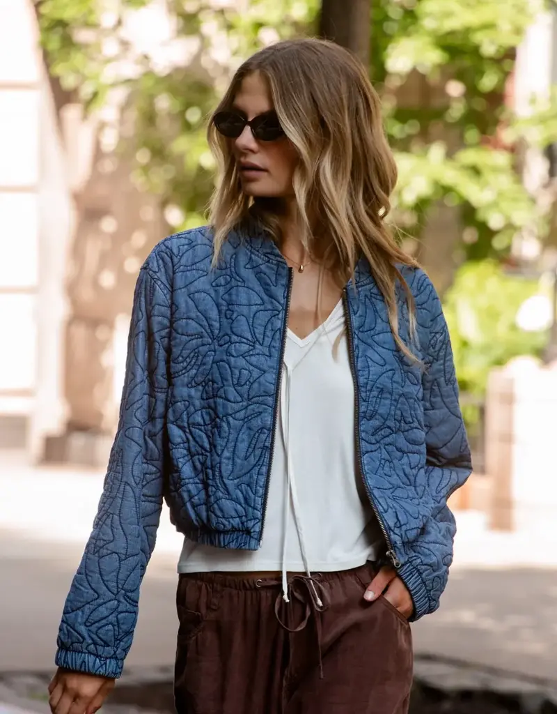 Bella Dahl Cropped Zip Jacket