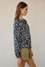 Bella Dahl Shirred Raglan Shirt