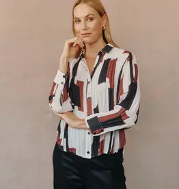 Bella Dahl Pleated Button Down