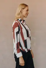 Bella Dahl Pleated Button Down
