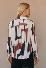 Bella Dahl Pleated Button Down