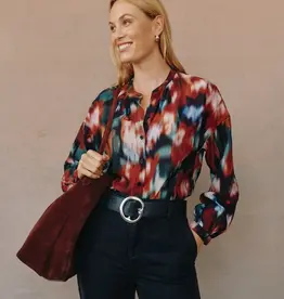 Bella Dahl Mandarin Collar Button Down