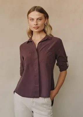 Bella Dahl Split Back Button Down