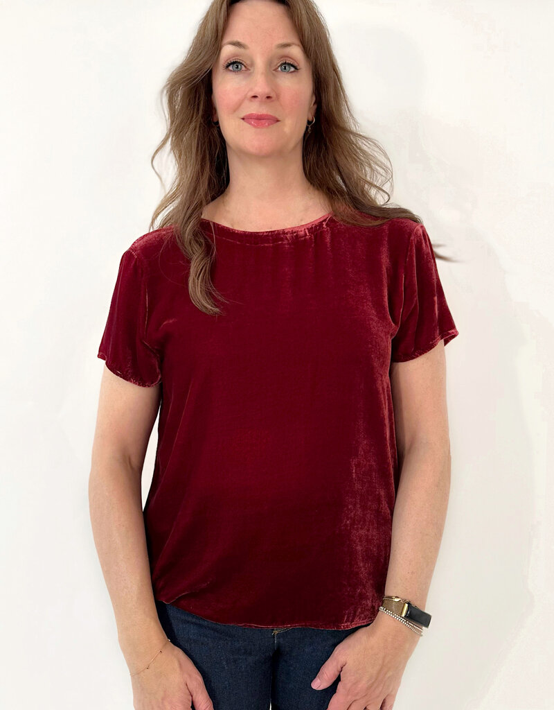 Bella Dahl Button Back Crew Tee