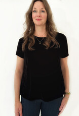 Bella Dahl Button Back Crew Tee