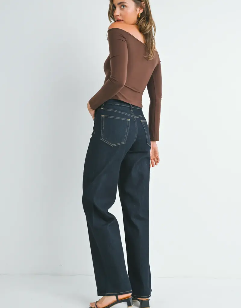 Just Black Denim Relaxed Wide Leg