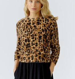 Oui Leopard pullover