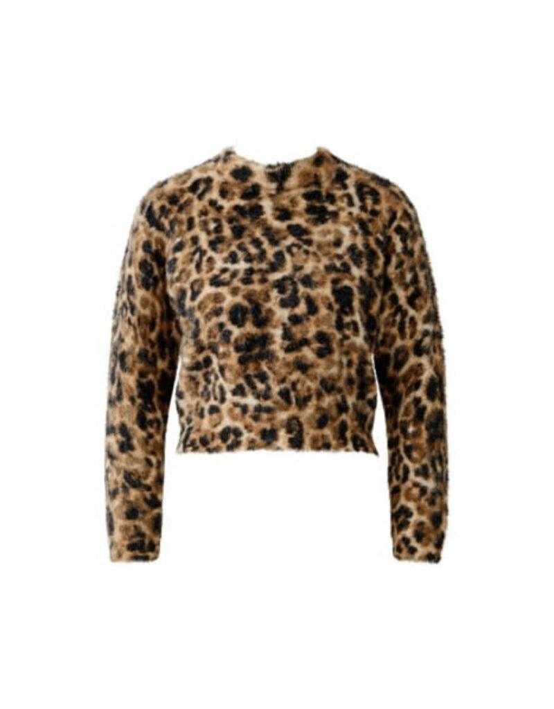 Oui Leopard pullover