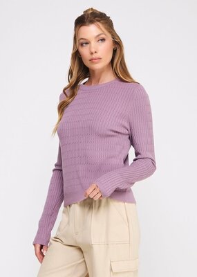 Scout Rose Cable Knit