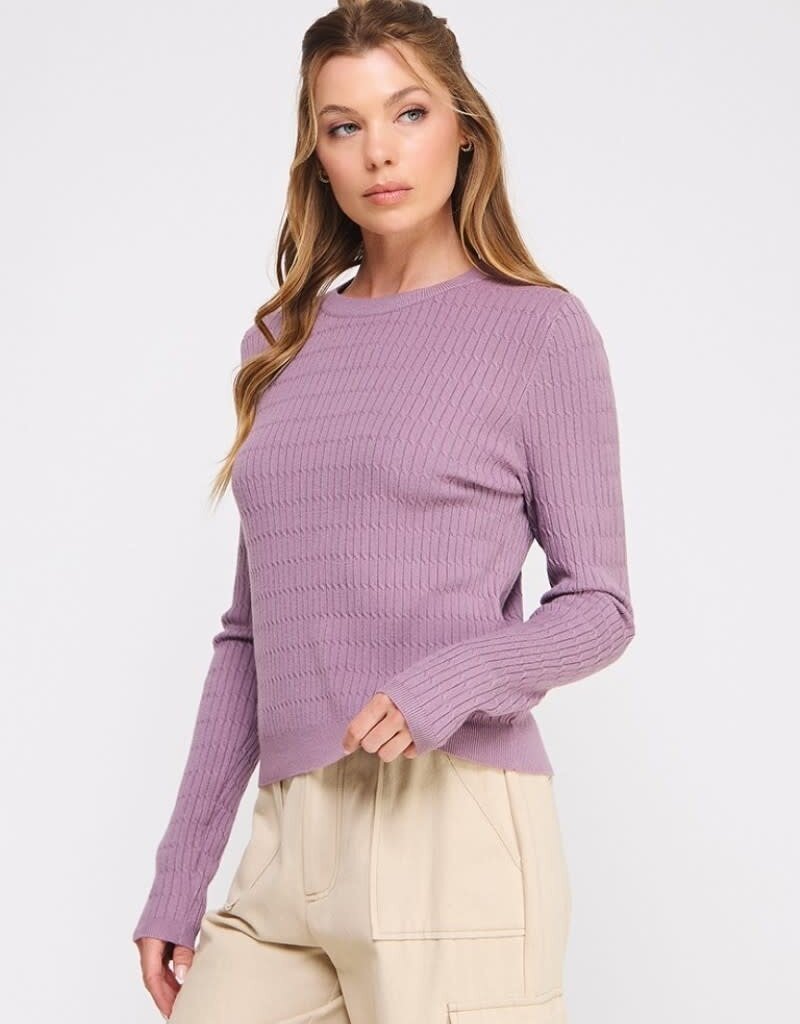 Scout Rose Cable Knit