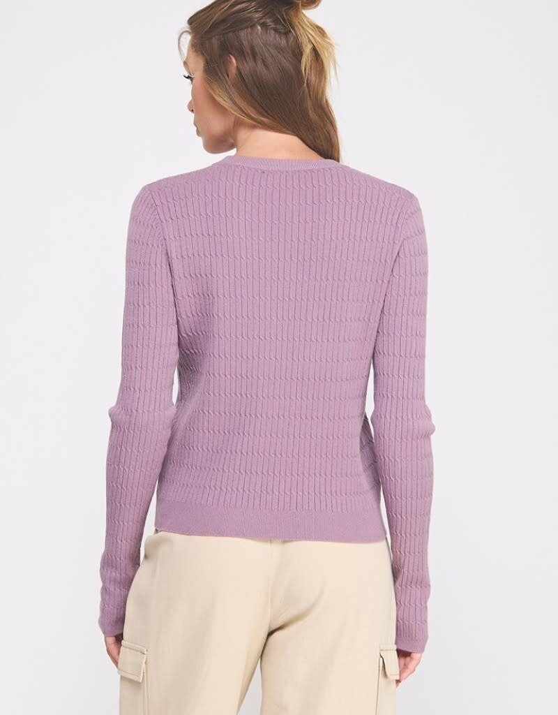 Scout Rose Cable Knit