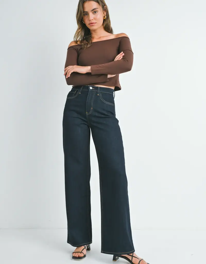 Just Black Denim Relaxed Wide Leg