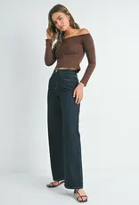 Just Black Denim Relaxed Wide Leg