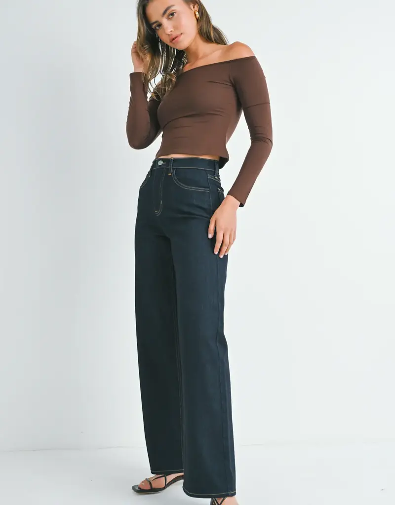 Just Black Denim Relaxed Wide Leg