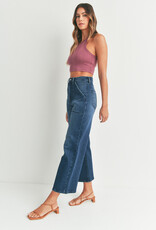 Just Black Denim HR Cargo Pocket Wide Leg