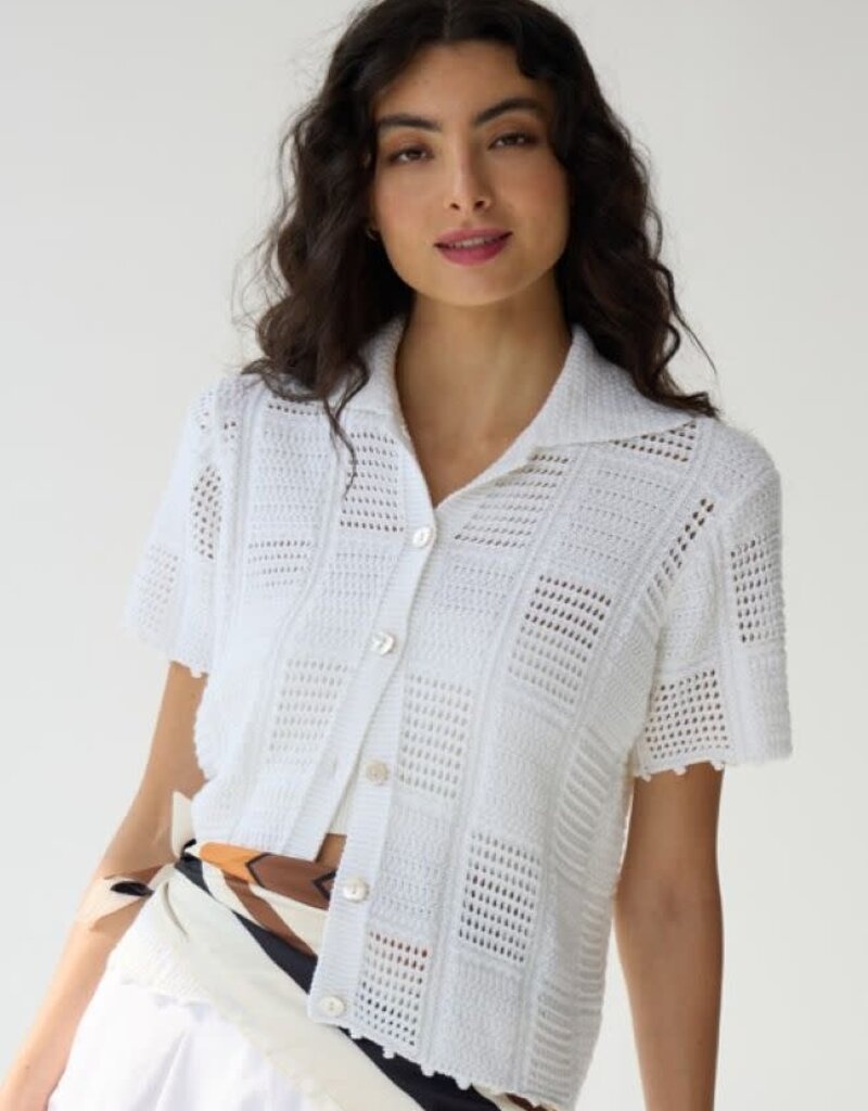 Autumn Cashmere Patchwork Stitch Knit